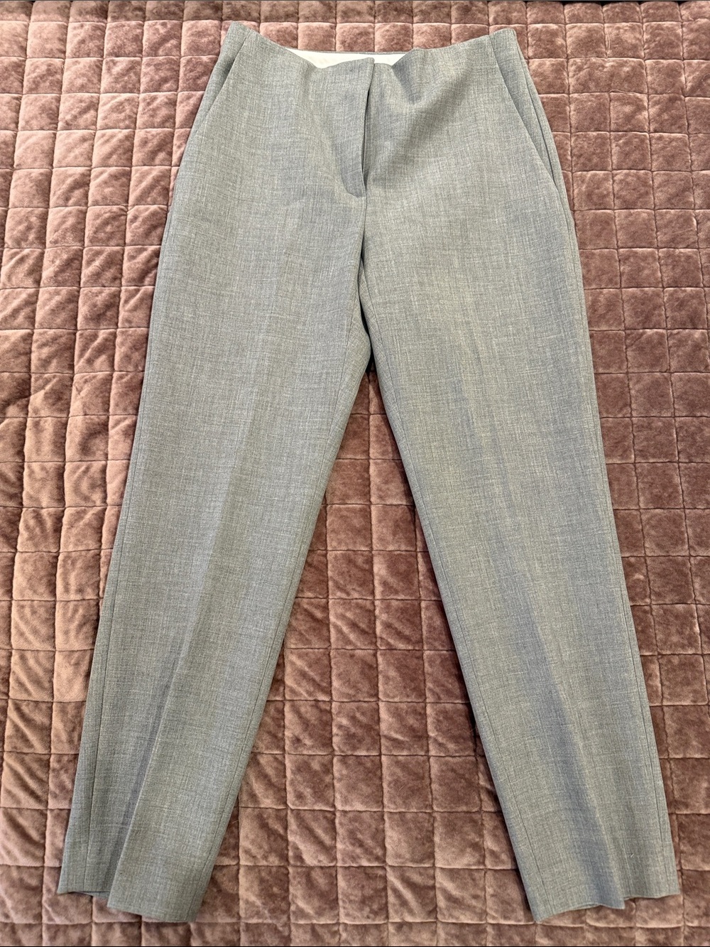 Aritzia Babaton Light Gray Dress Trousers
